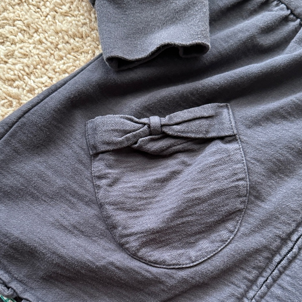Anthropologie Charcoal Hooded Sweatshirt - Picture 6 of 8